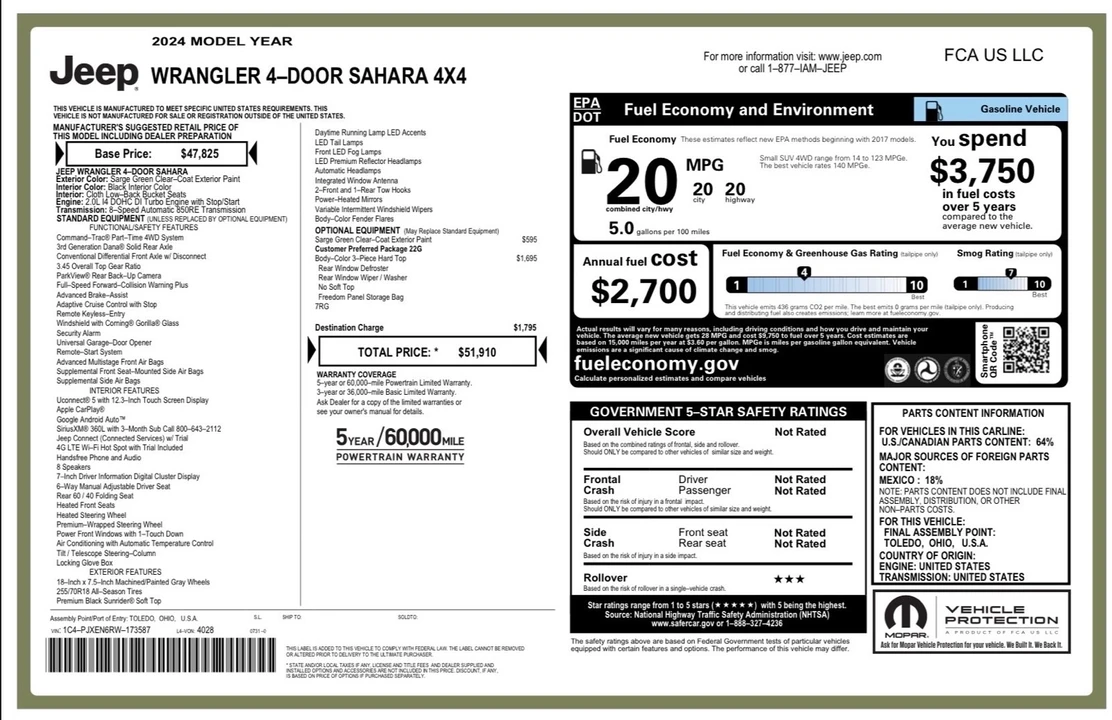 2024 Jeep JL Wrangler - Image 12 of 12
