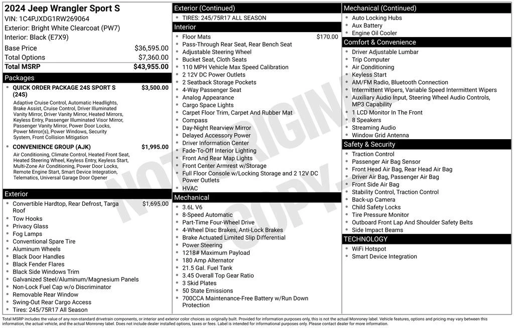 2024 Jeep JL Wrangler - Image 4 of 21