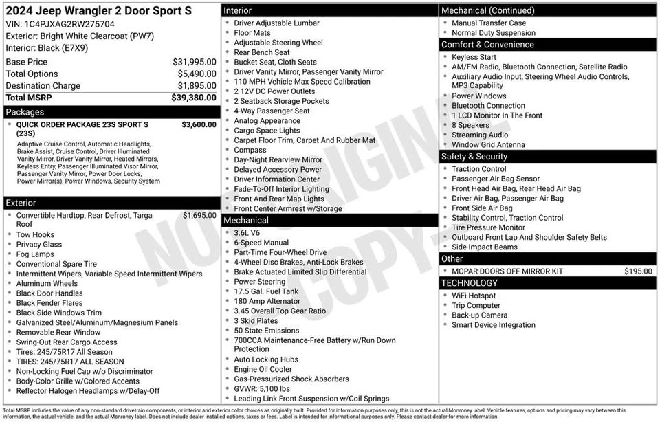 2024 Jeep JL Wrangler - Image 10 of 15