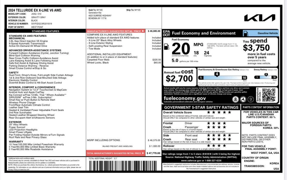 2024 Kia Telluride - Image 10 of 21