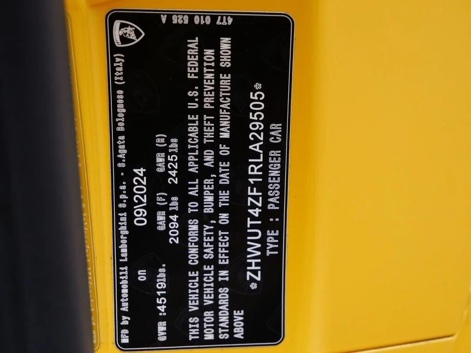 2024 Lamborghini Huracan LP640-4 EVO - Image 24 of 24