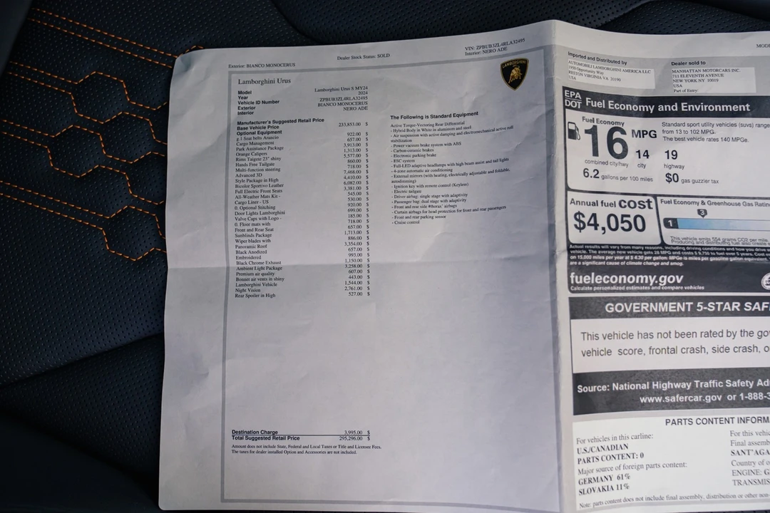 2024 Lamborghini Urus S - Image 3 of 31