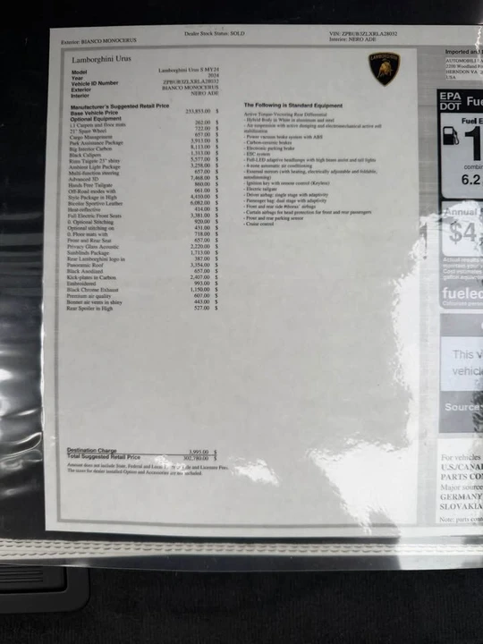 2024 Lamborghini Urus SE - Image 11 of 11