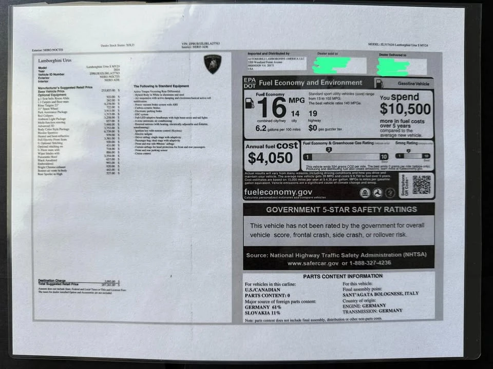 2024 Lamborghini Urus S - Image 20 of 20