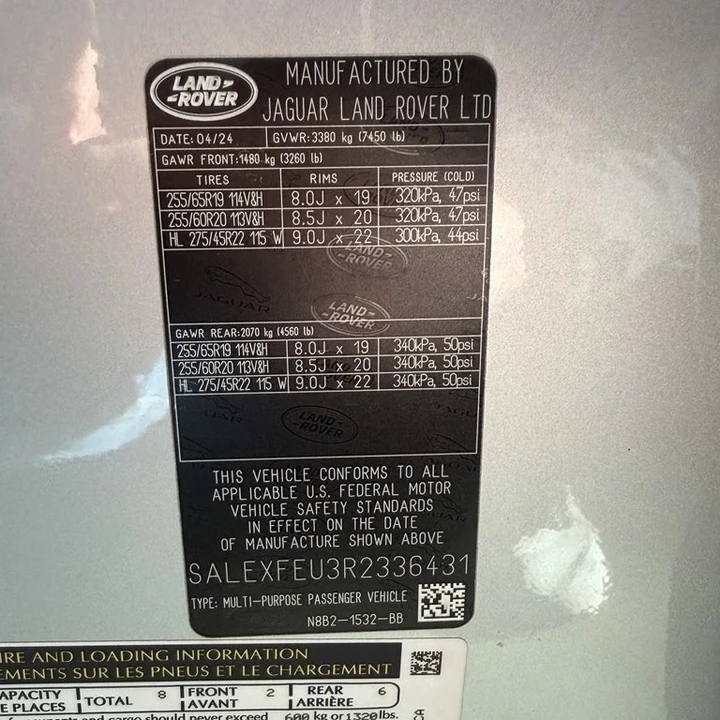 2024 Land Rover Defender L663 - Image 19 of 19