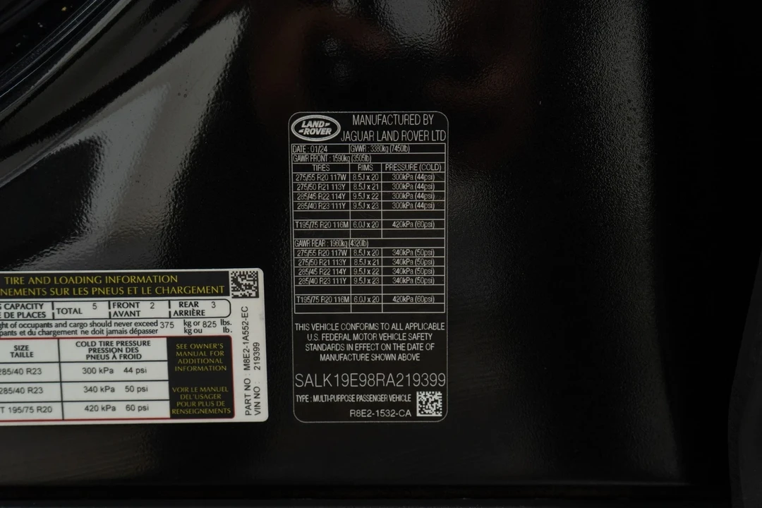 2024 Land Rover Range Rover L460 - Image 20 of 21