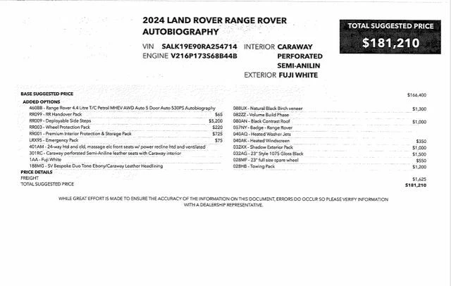 2024 Land Rover Range Rover L460 - Image 10 of 10