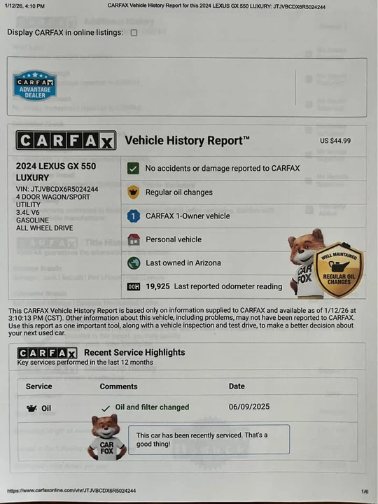 2024 Lexus GX 3rd Gen - Image 18 of 18