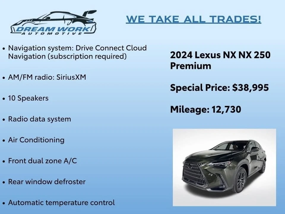2024 Lexus NX 2nd Gen - Image 2 of 20