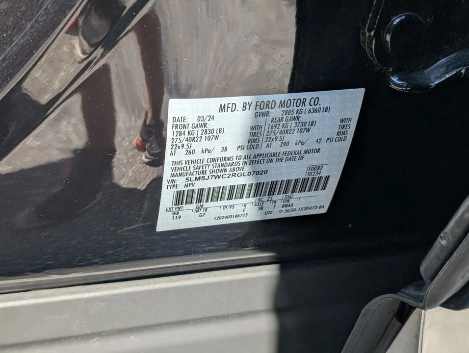 2024 Lincoln Aviator 2nd Gen - Image 19 of 21