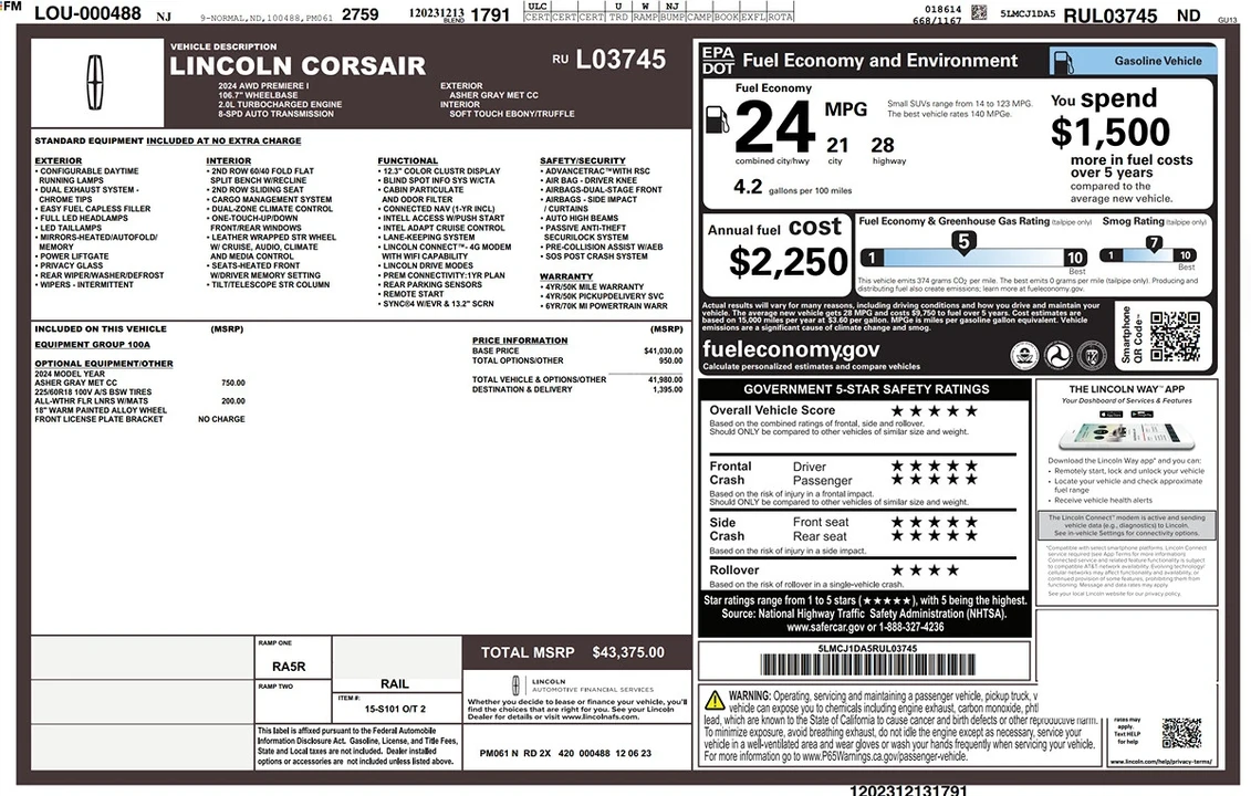2024 Lincoln Corsair - Image 9 of 12