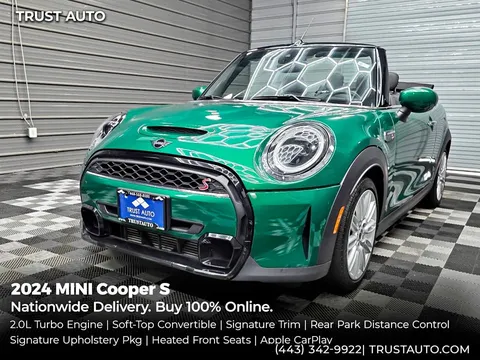 2024 MINI Cooper S Soft-Top Convertible w/Signature Upholstery Pkg