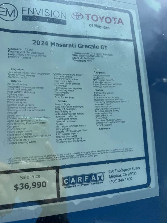 2024 Maserati Grecale - Image 4 of 5