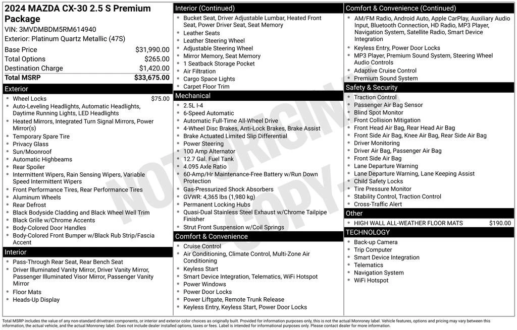 2024 Mazda CX-30 - Image 12 of 12