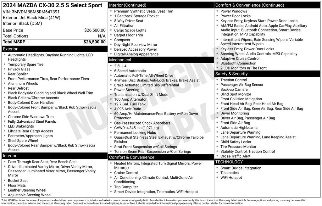 2024 Mazda CX-30 - Image 7 of 12