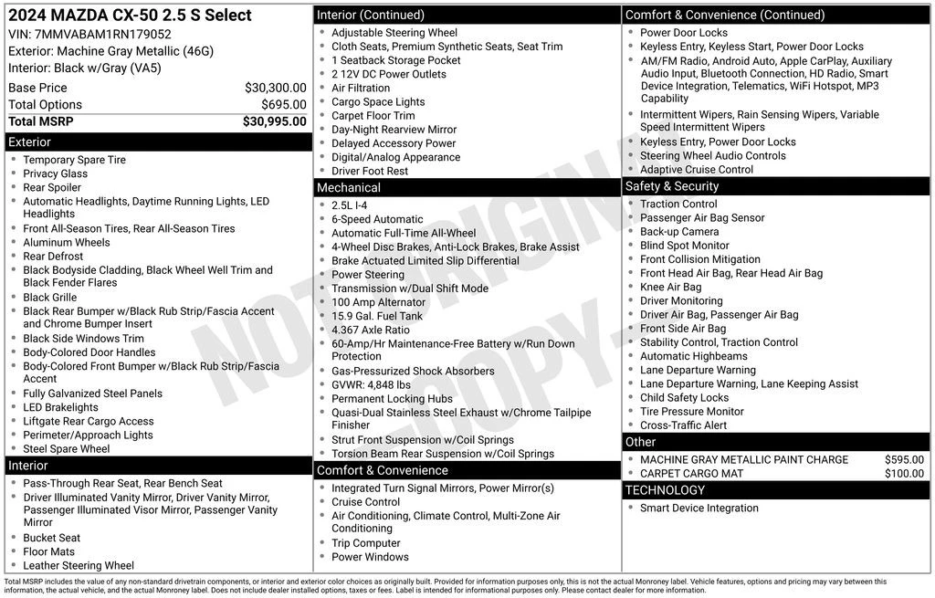 2024 Mazda CX-50 - Image 6 of 12
