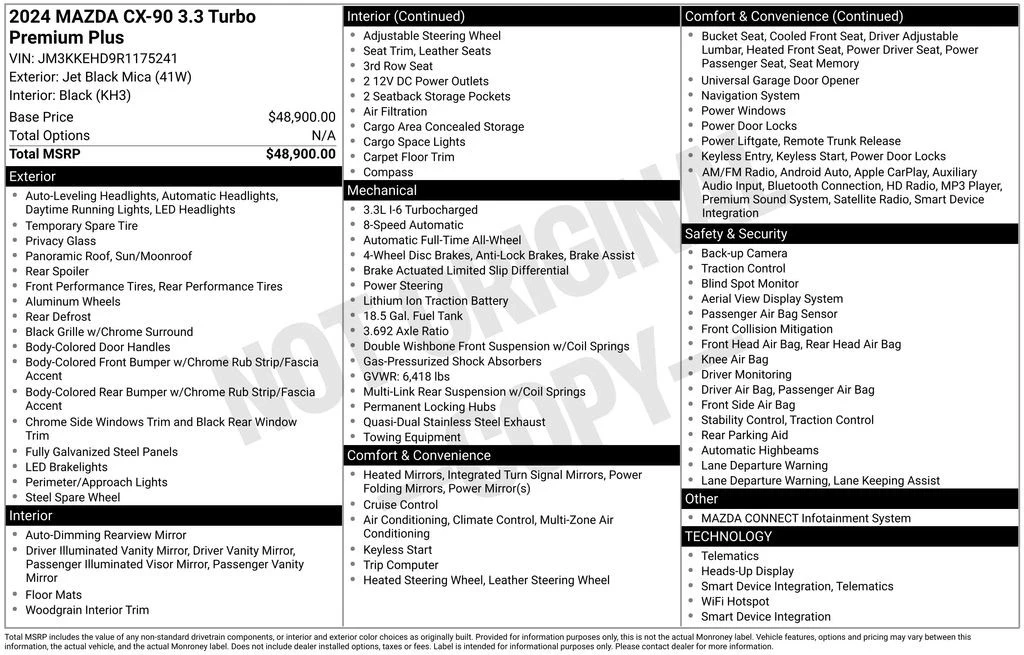 2024 Mazda CX-90 - Image 7 of 12