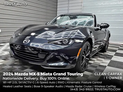 2024 Mazda MX-5 Miata Grand Touring Soft-Top Convertible