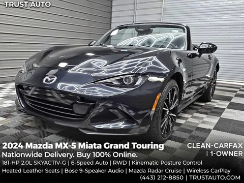 2024 Mazda MX-5 Miata Grand Touring Soft-Top Convertible