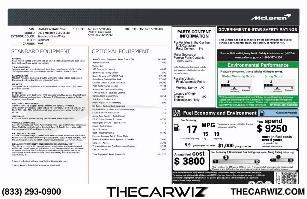 2024 McLaren 750S - Image 7 of 31