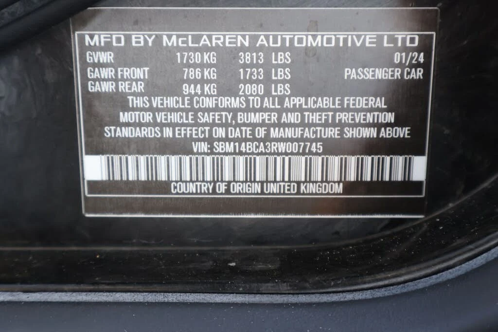 2024 McLaren 750S Spider - Image 25 of 25