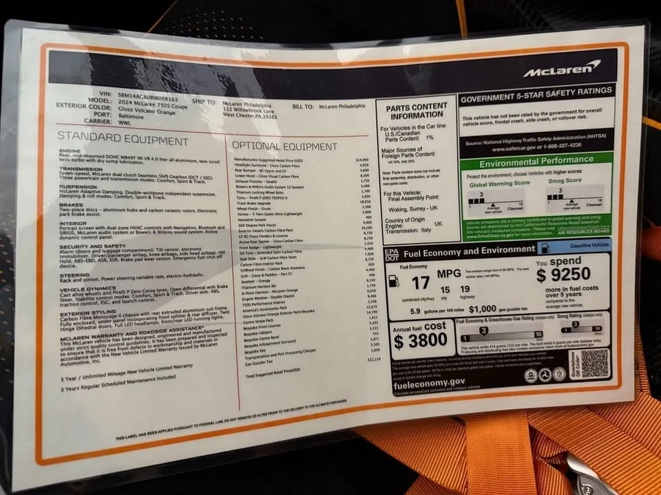 2024 McLaren 750S - Image 10 of 10