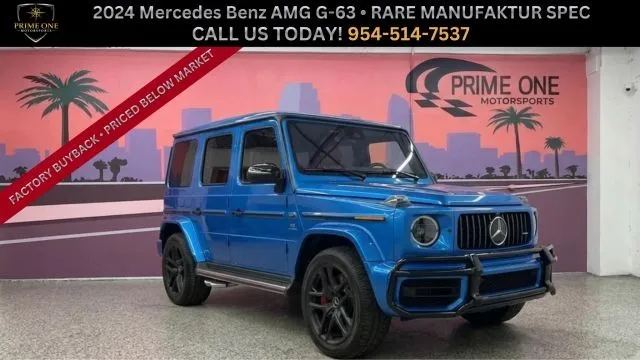2024 Mercedes-Benz G-Class AMG G 63 Sport Utility 4D