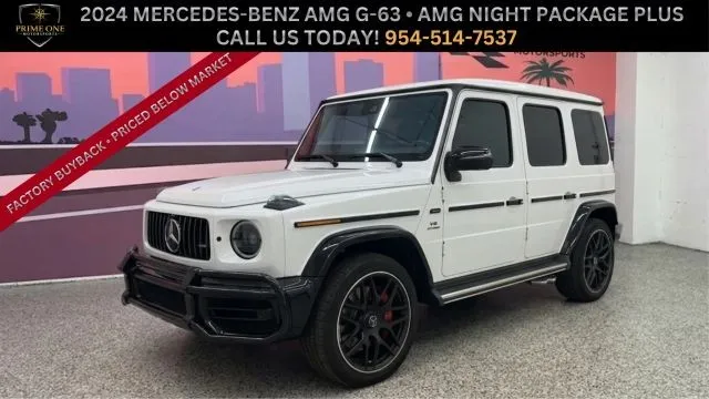 2024 Mercedes-Benz G-Class AMG G 63 Sport Utility 4D