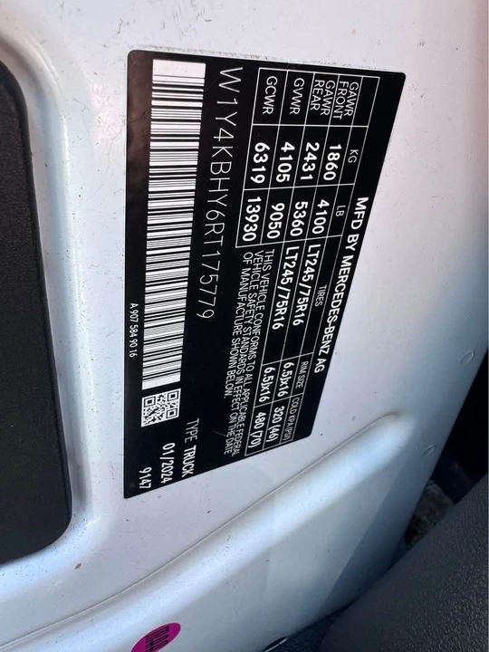 2024 Mercedes-Benz VS30 Sprinter - Image 10 of 12