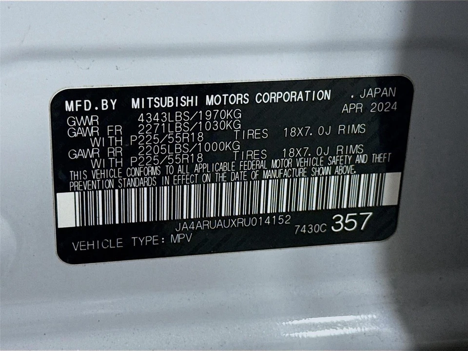 2024 Mitsubishi Outlander - Image 13 of 21