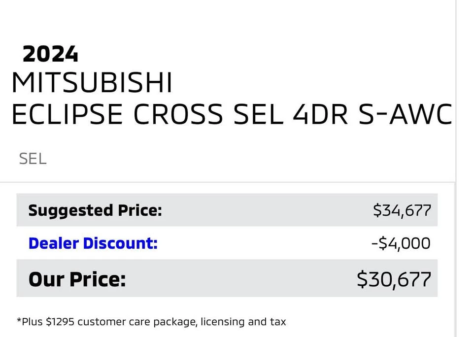 2024 Mitsubishi Eclipse Cross - Image 5 of 5