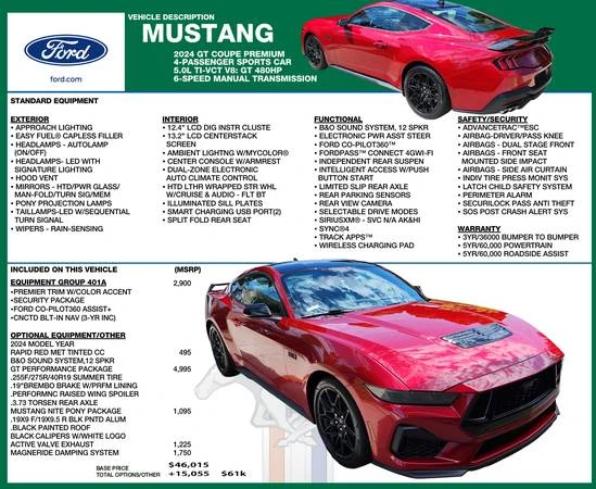 2024 Ford S650 Mustang - Image 4 of 15