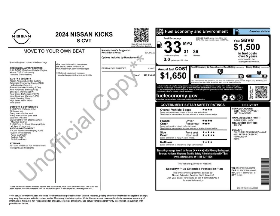 2024 Nissan Kicks - Image 7 of 12