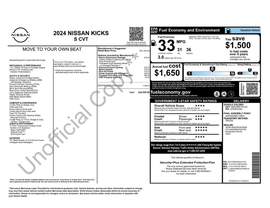 2024 Nissan Kicks - Image 6 of 12