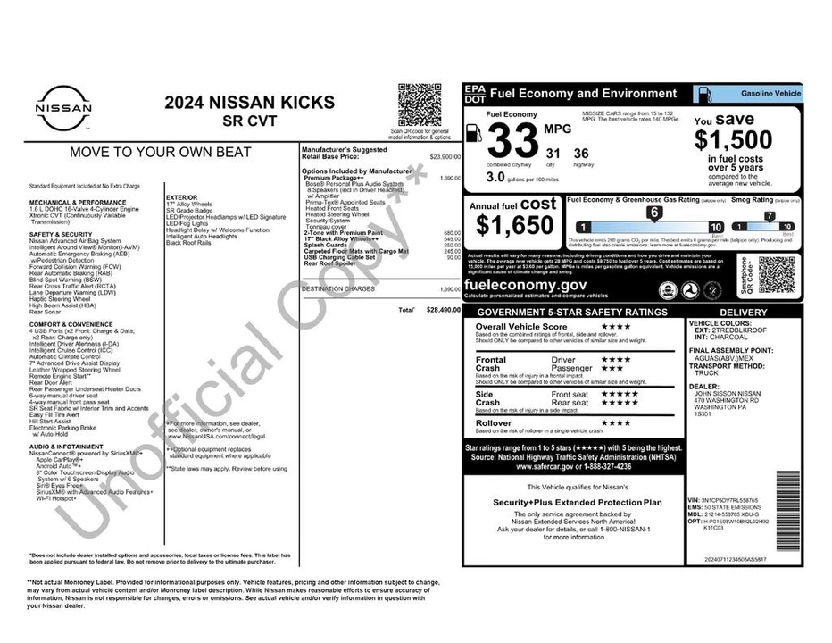 2024 Nissan Kicks - Image 6 of 12