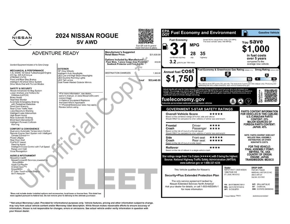 2024 Nissan Rogue - Image 4 of 12