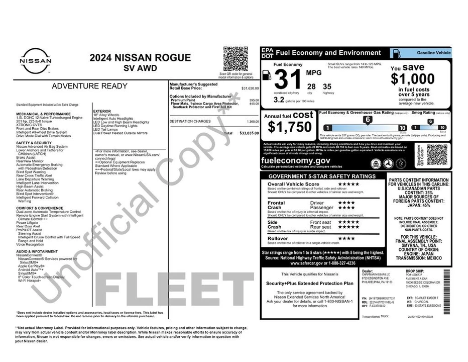2024 Nissan Rogue - Image 4 of 12