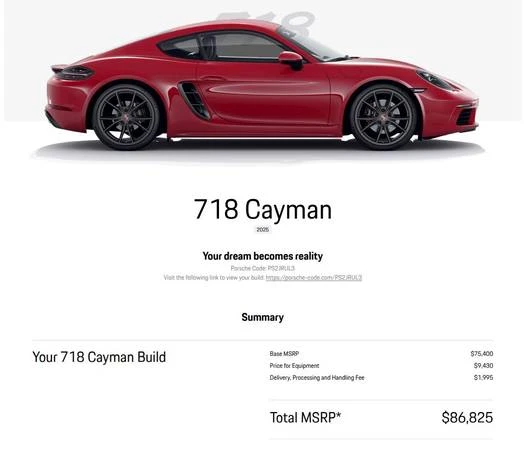 2024 Porsche 718 Cayman - Image 17 of 17