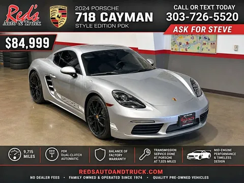 2024 Porsche 718 Cayman Style Edition