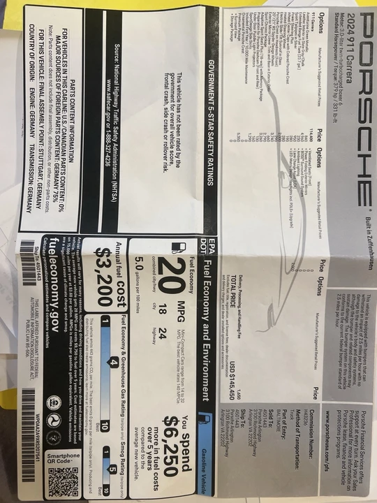 2024 Porsche 992 Carrera - Image 10 of 10