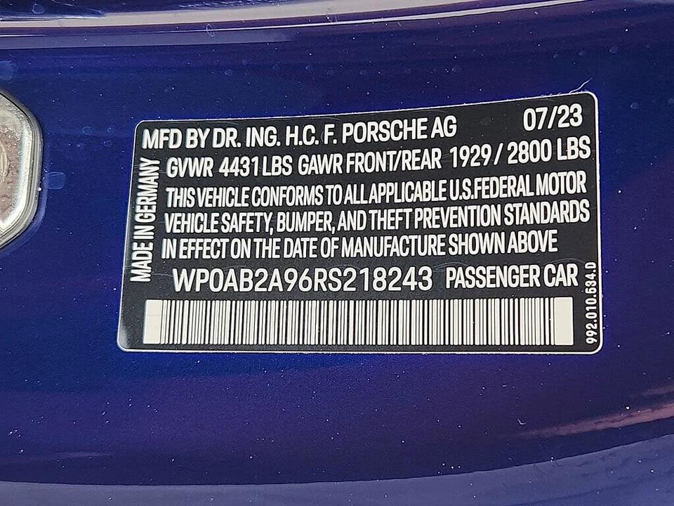 2024 Porsche 992 Carrera GTS - Image 27 of 31