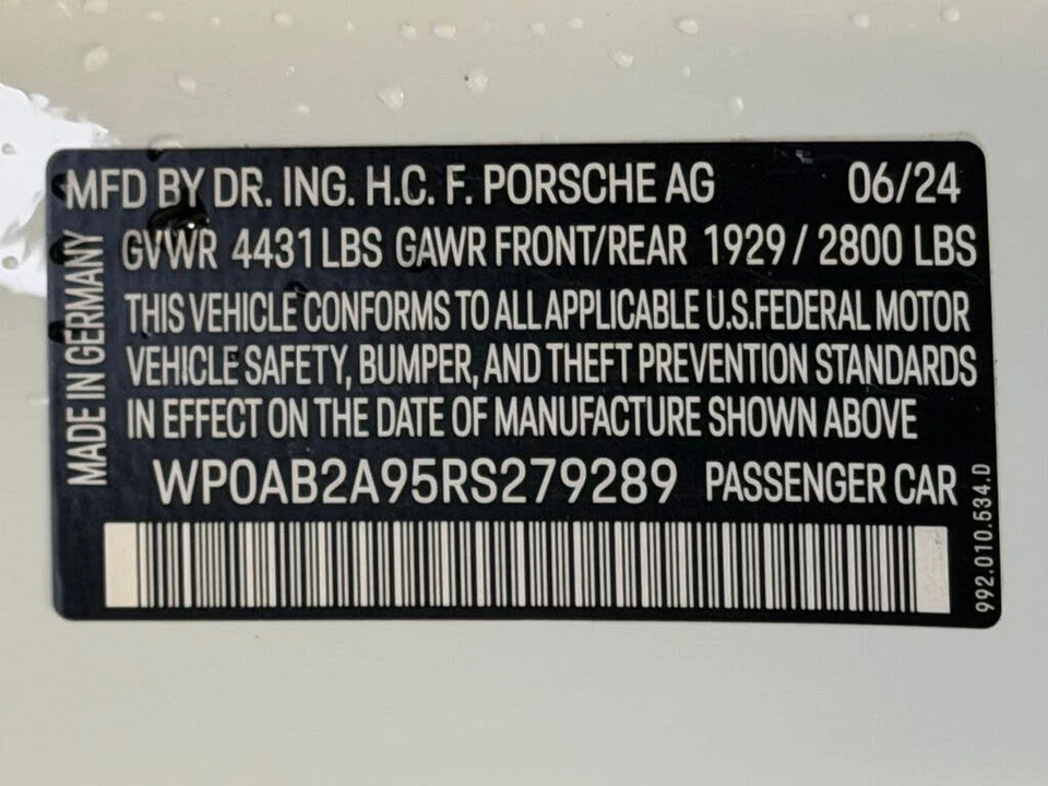 2024 Porsche 992 Carrera GTS - Image 25 of 26