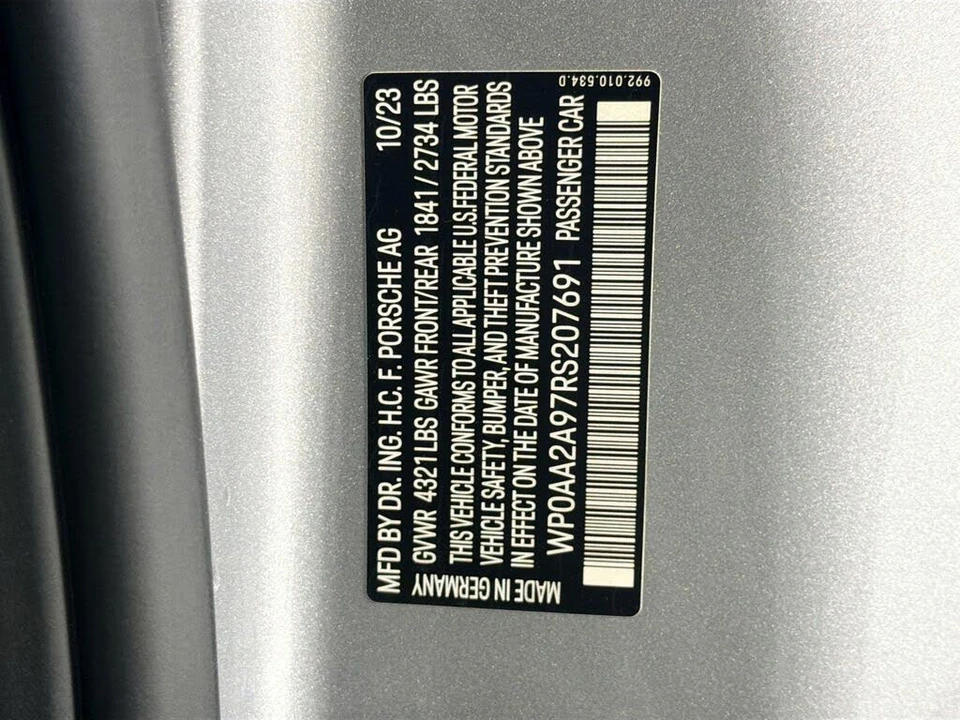 2024 Porsche 992 Carrera - Image 30 of 30