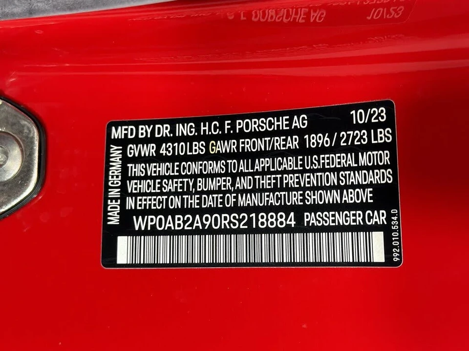 2024 Porsche 992 Carrera GTS - Image 26 of 29