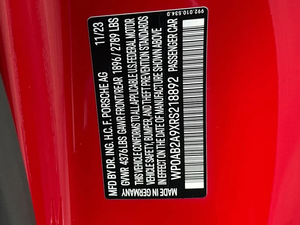 2024 Porsche 992 Carrera GTS - Image 30 of 30