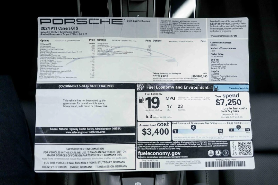 2024 Porsche 992 Carrera GTS - Image 3 of 31