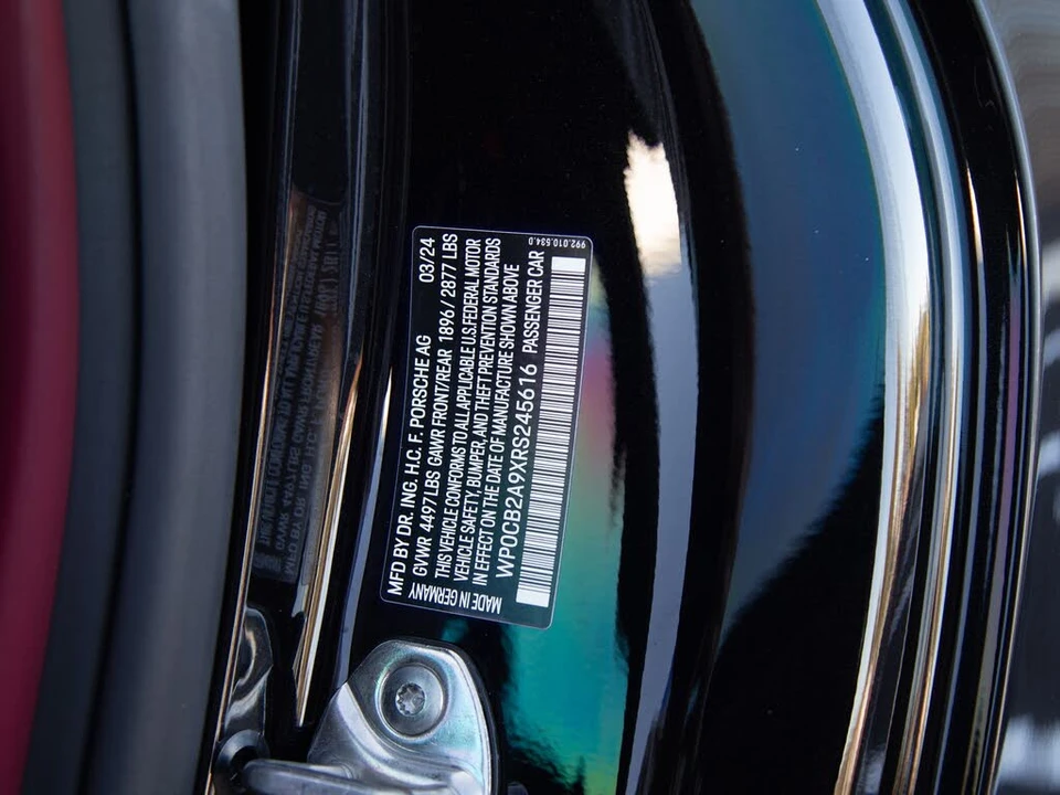 2024 Porsche 992 Carrera S - Image 28 of 28