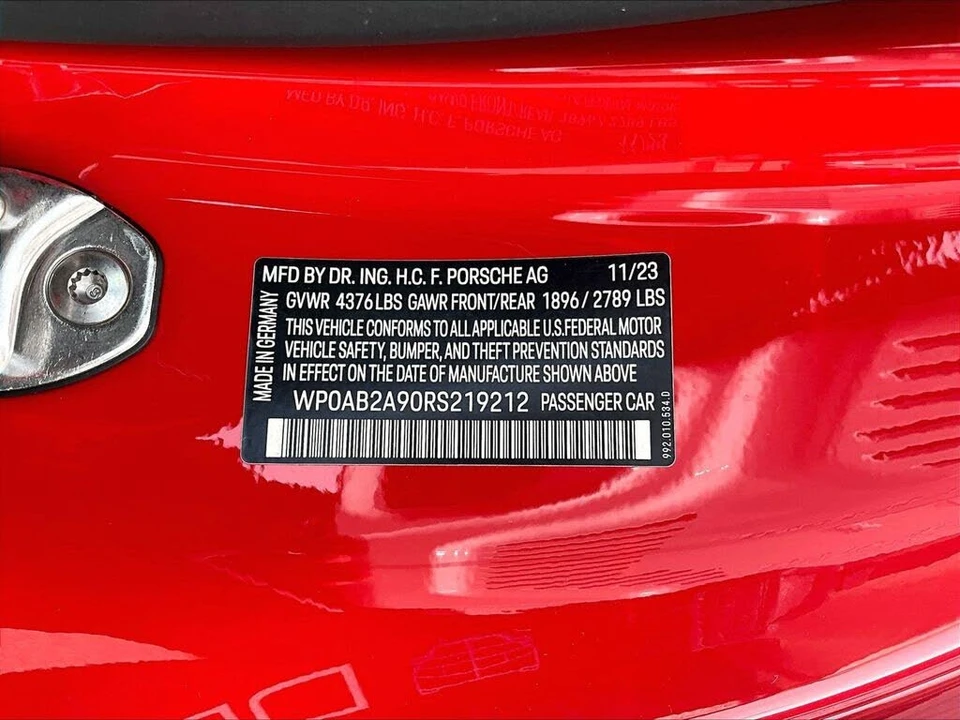 2024 Porsche 992 Carrera S - Image 26 of 26