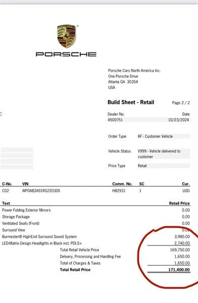 2024 Porsche 992 Carrera S - Image 6 of 31