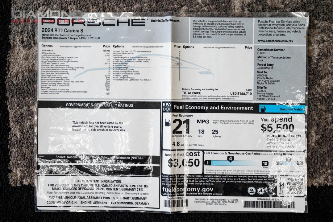 2024 Porsche 992 Carrera S - Image 13 of 14